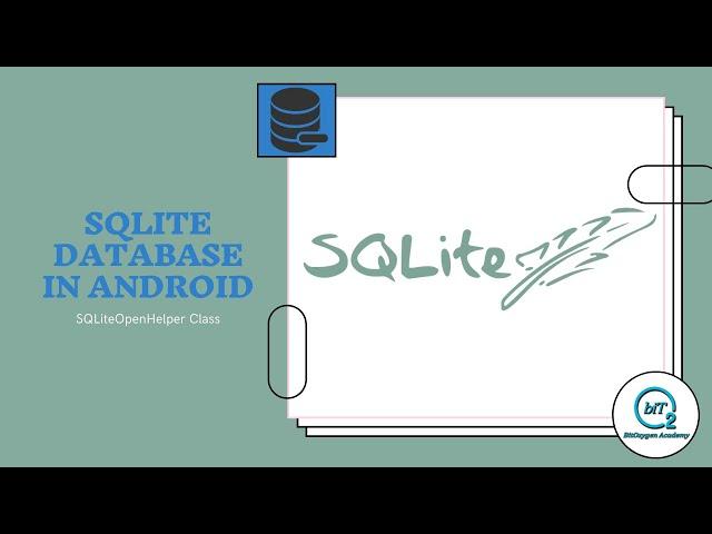 Introduction to SQLiteOpenHelper Class| Android Application Development