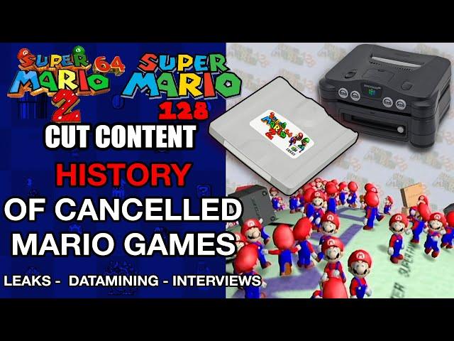 Super Mario 64 2 & Super Mario 128 History | Mario Cut Content