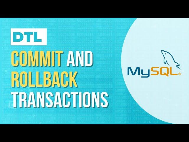 Rollback SQL operations using MySQL database.