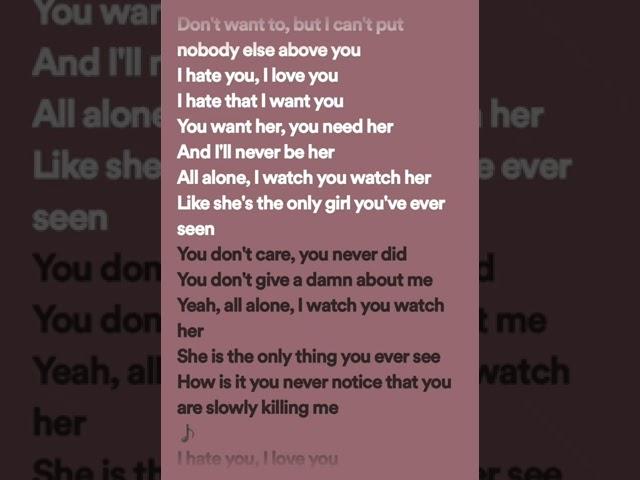 Olivia O'brien - Hate U Love U ( Lyrics )