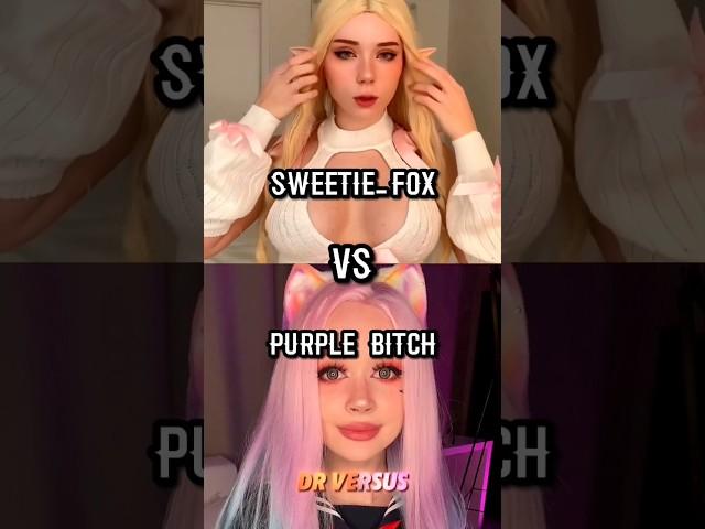 Sweetie_Fox vs Purple Bitch #parati #versus #tiktok #shorts