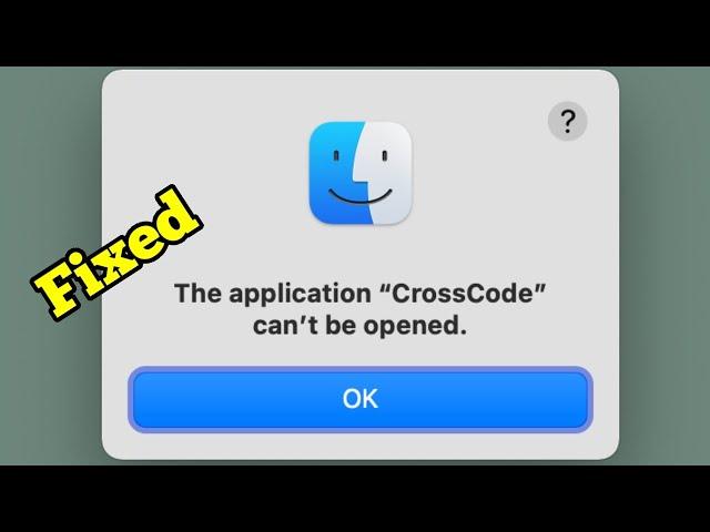"The Application Can't Be Opened" on Mac Sequoia/Sonoma (Fixed)