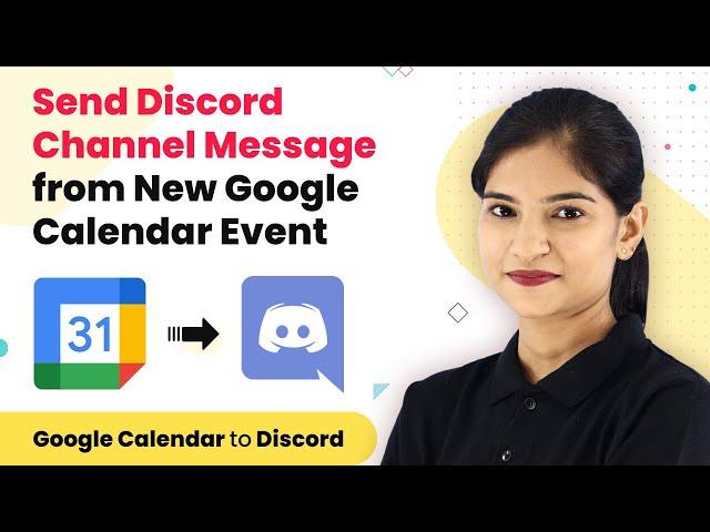 Instantly Send Discord Channel Message from New Google Calendar Event | Google Calendar to Discord