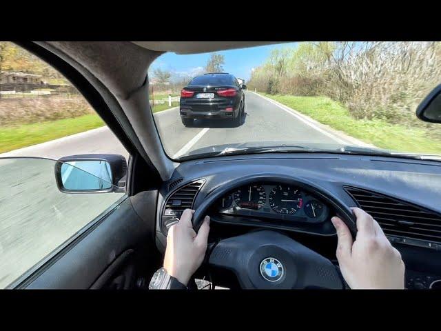 POV: BMW E36 325i Countryside Drive & Fast X6 M50d driver