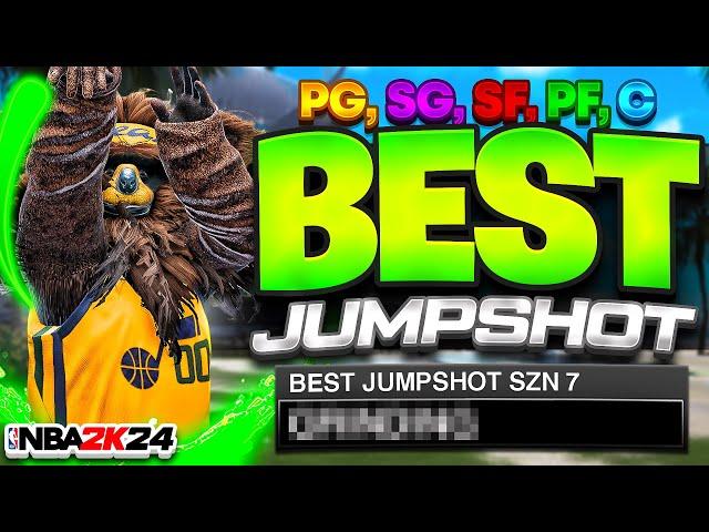 BEST JUMPSHOTS FOR EVERY BUILD IN NBA 2K24! FASTEST JUMPSHOT FOR ALL BUILDS! best jumpshot 2k24