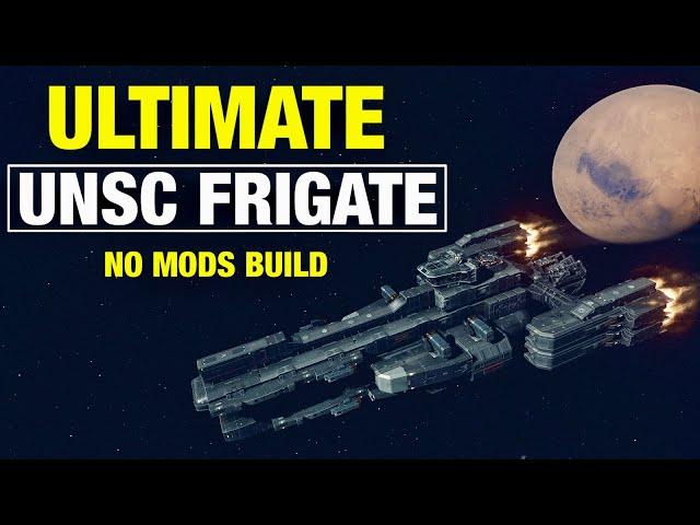 Starfield UNSC Frigate TUTORIAL | Step-by-step Starfield Halo ship build guide