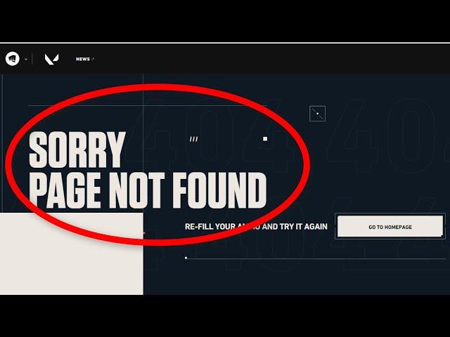 How To Fix Valorant Download Error - "Sorry Page Not Found Error" Google Chrome