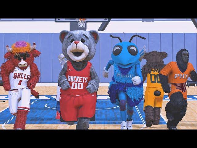 NBA 2K22 - Mascots In Blacktop - Blacktop Plus 3.0