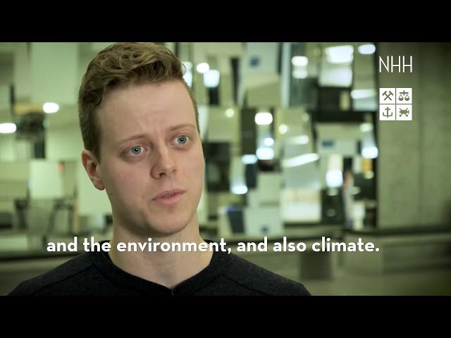 Master at NHH: Energy, Natural Resources and the Environment