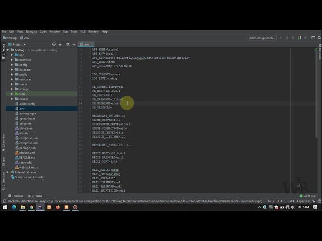 Laravel - 8 Simply Connect My SQL database on ENV file / with in 1 minute