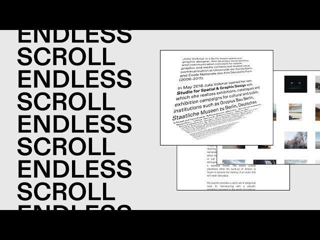 How to add endless scroll to a website using Javascript