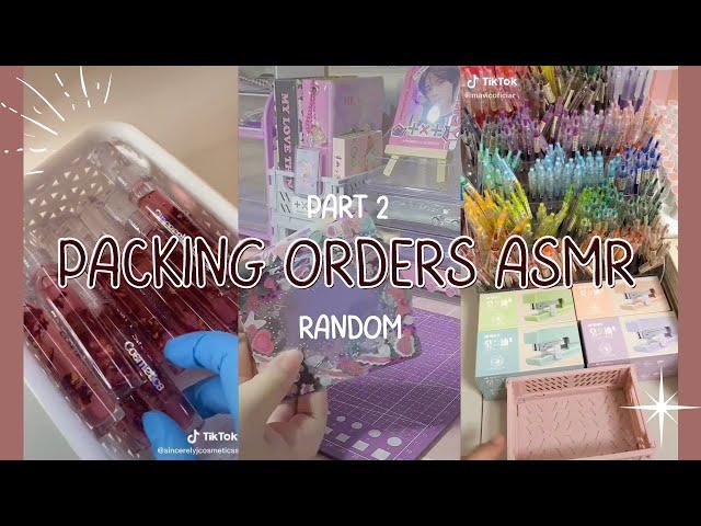 ASMR Packing Orders Part 2 | Random | TIKTOK Compilation | polaroidlove