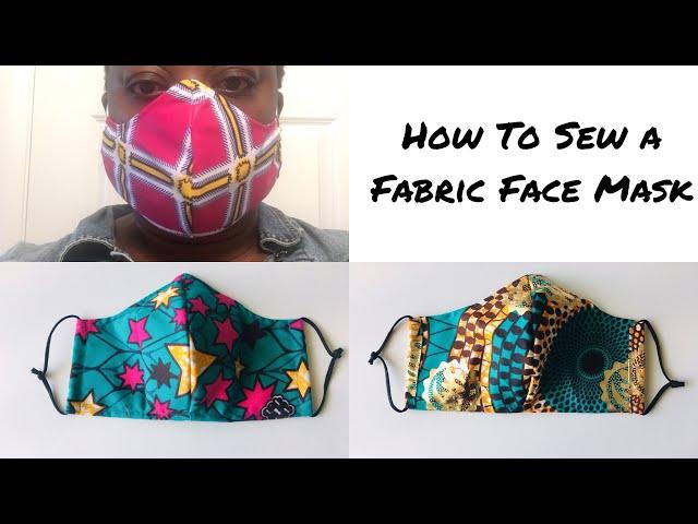 DIY FAce Mask | Make Fabric Face Mask at Home | Easy Face Mask Pattern | Mimi G Style Pattern