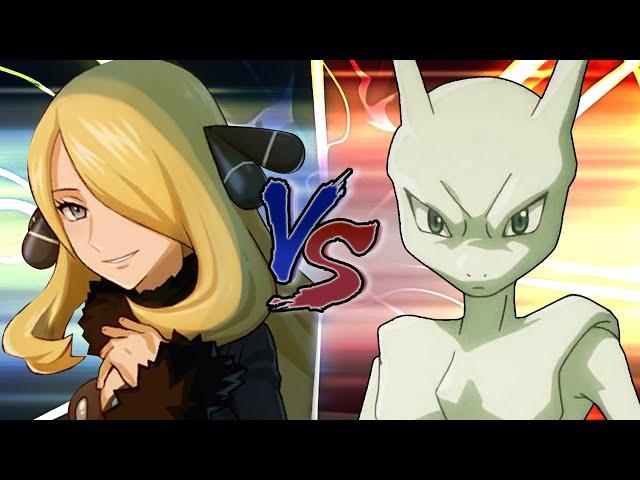 Legendary Pokemon Battle: Cynthia Vs Kanto Legends