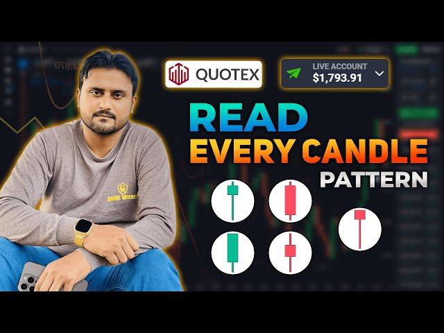 Quotex candle ko kaise samjhe | How To Read Every Candle In Quotex | candle psychology in quotex