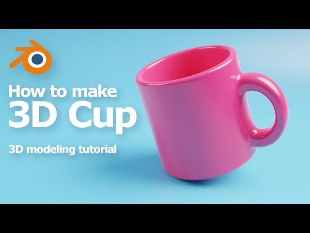 How to make a cup in blender with adding handle