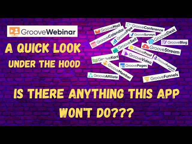 Groove Webinar, What's inside Groove Apps. https://garymaynard.com/groove