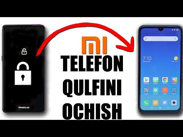 Telefon quluflanib qolsa nima qilish kerak? редми забыл пароль. Hard reset Redmi 9a