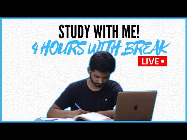 Study With Me Live | 4 hours