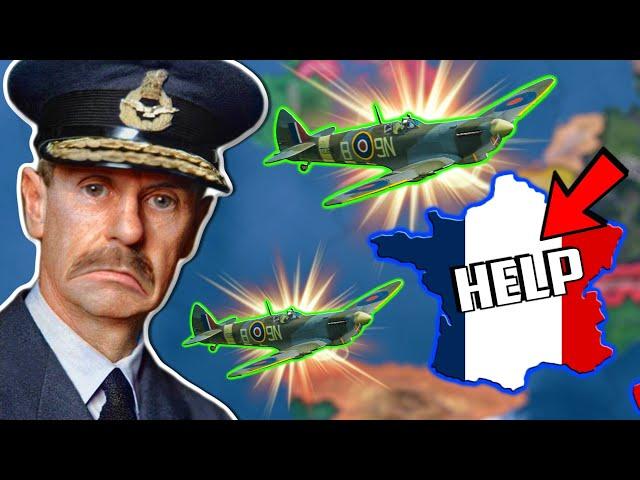 Can You Save France in 1940 With Just An Air Force?! Hearts of Iron 4