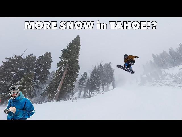 Non-Stop Snowfall in CALIFORNIA Right Now! Tahoe's Getting DUMPED ON!