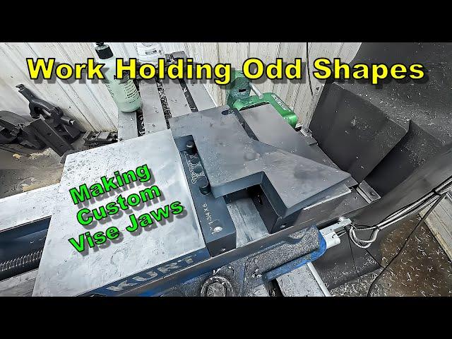 Making Special Vise Jaws To Hold Odd Shaped Parts - Manual Machining