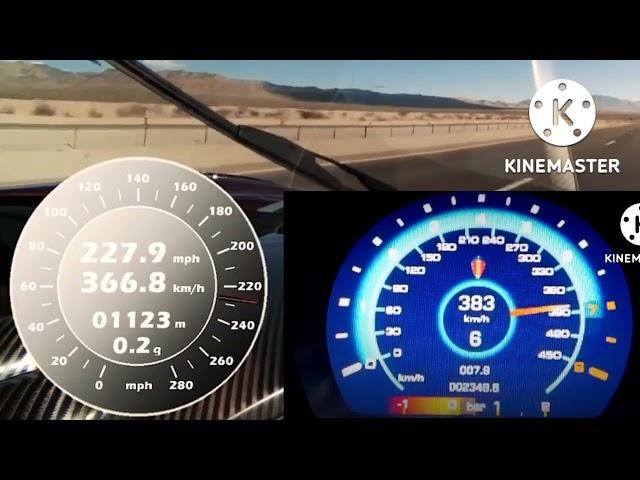 koenigsegg Agera RS vs koenigsegg one 1 0-400 km/h race #koenigsegg