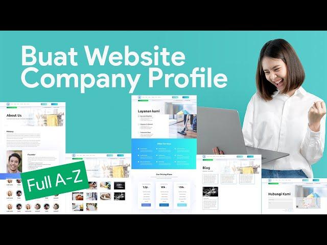 Full Cara Membuat Website Company Profile Professional (47 menit)