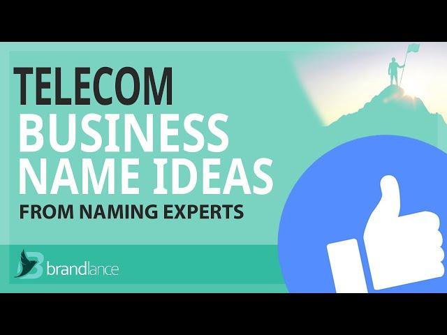 Best Telecom Business Name Ideas | Suggestions From Naming Experts | Brand Names Generator