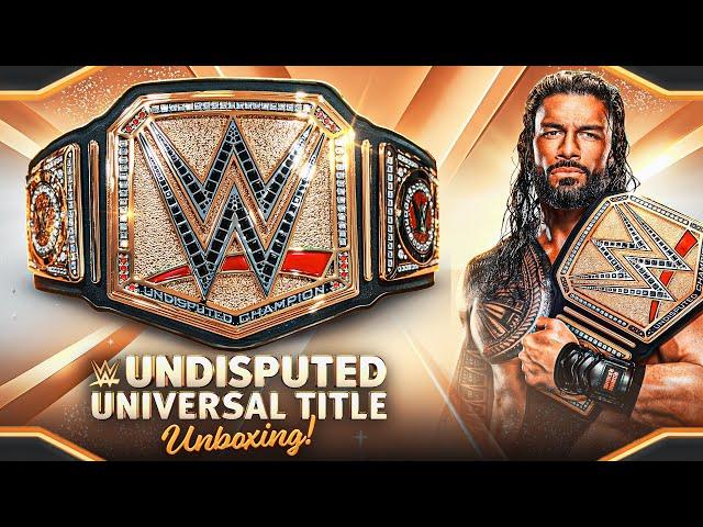 WWE Undisputed Universal Championship Replica Title Belt Unboxing!