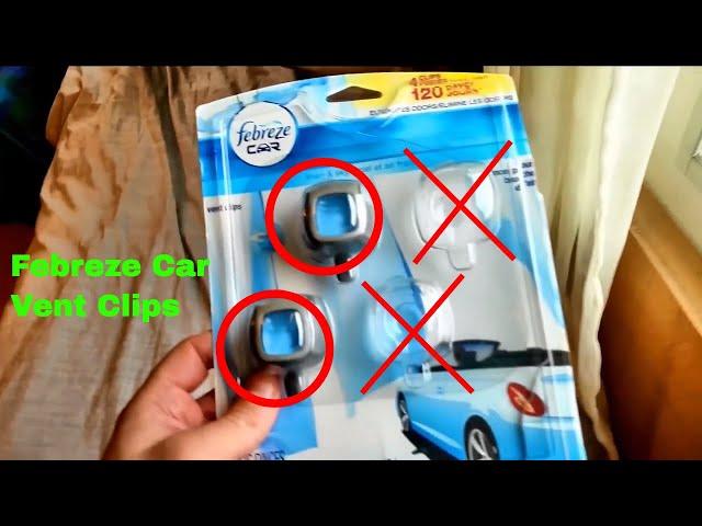   How To Use Febreze Car Vent Clips Review