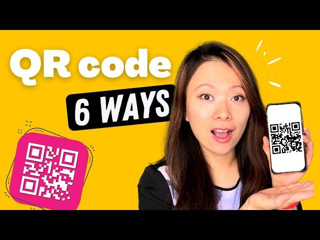 6 easy ways to use QR code to grow your small business #qrcode #qrtiger #feisworld