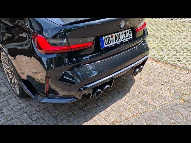 BMW M3 G80 AKRAPOVIC SOUND NACH 200 KM