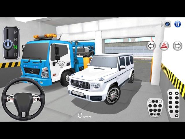 Tow Truck and Mercedes G63 SUV Funny Driver in Parking -3D Driving Class Simulation - Android game