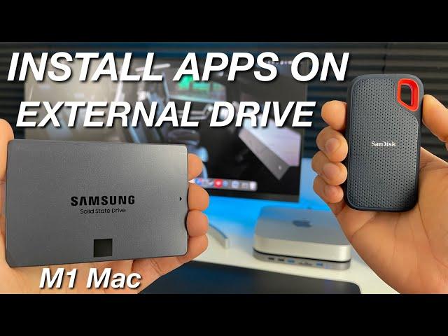 M1/M2/M4 Mac - Install and Run Apps from an External Drive | SUPER EASY! 