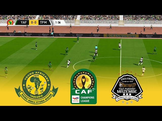 YANGA SC vs TP MAZEMBE  CAF CHAMPIONS LEAGUE 2024/25  FOOTBALL GAMEPLAY HD PES 2025