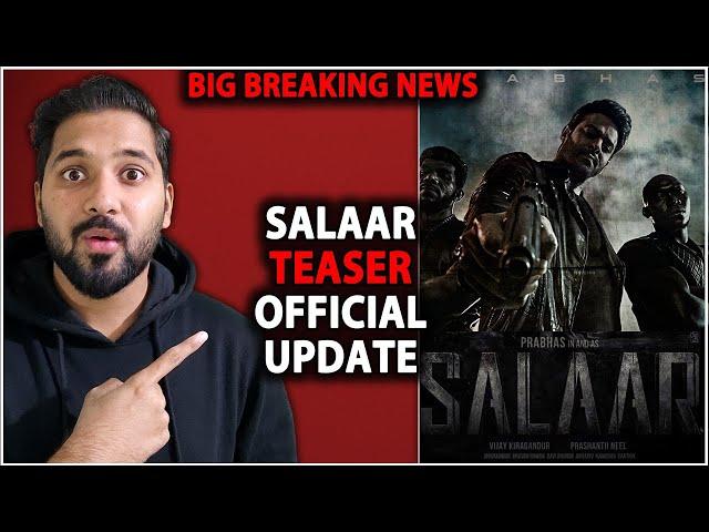 Breaking News - Salaar Teaser Release Date | Salaar Teaser Latest Update | Salaar Teaser Trailer