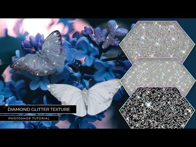  GLITTER EFFECT PHOTOSHOP (((Diamond Glitter Texture Tutorial))) How to make a Pattern in Photoshop