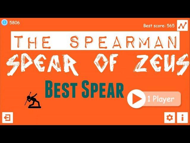 The Spearman with Spear of Zeus [The Best Spear]