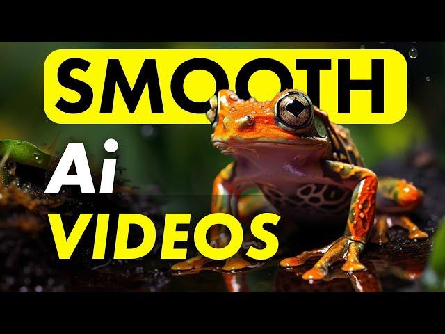 Make Smoother Ai Videos With Frame Interpolation! - flowframes, Pika Labs & Looping Videos