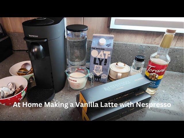 At Home: Making a Vanilla Latte with Nespresso