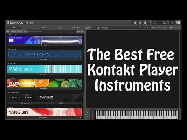 The Best Free Kontakt Player Instruments