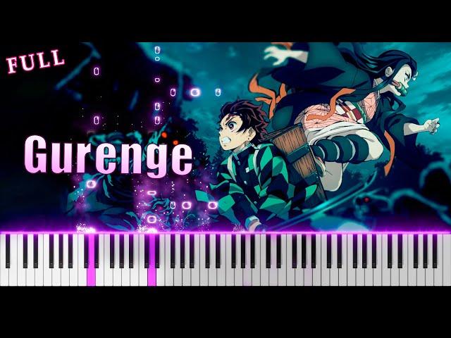 Demon Slayer: Kimetsu no Yaiba OP 1 - Gurenge Piano Cover [FREE MIDI]