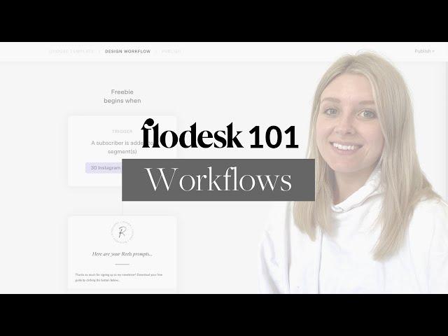 Flodesk Workflow Tutorial | (Automatic Freebie Delivery Emails & More!)