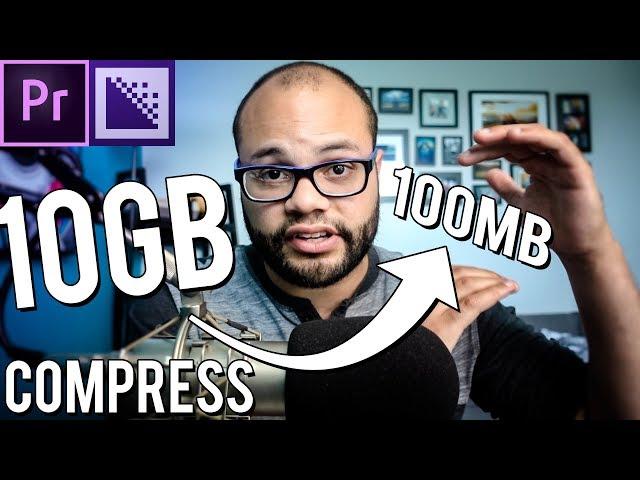 How To Compress / Downsize Video File Size Premiere Pro