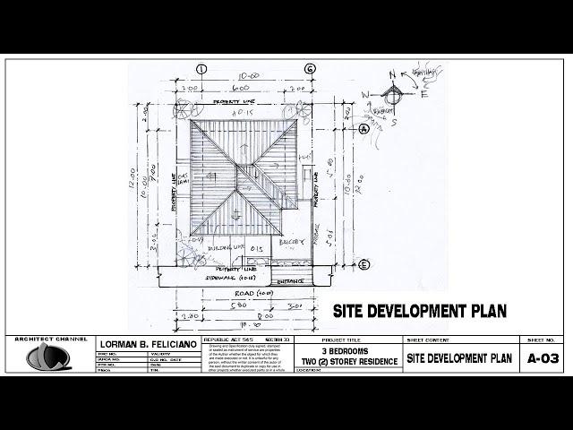 SHEET A-03 // SITE DEVELOPMENT PLAN