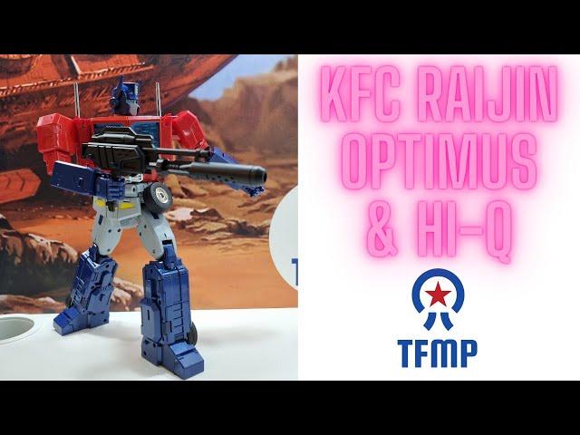 KFC P-14 Raijin & Engine - Transformers Masterpiece Optimus Prime Powermaster (corebot & Hi-Q)