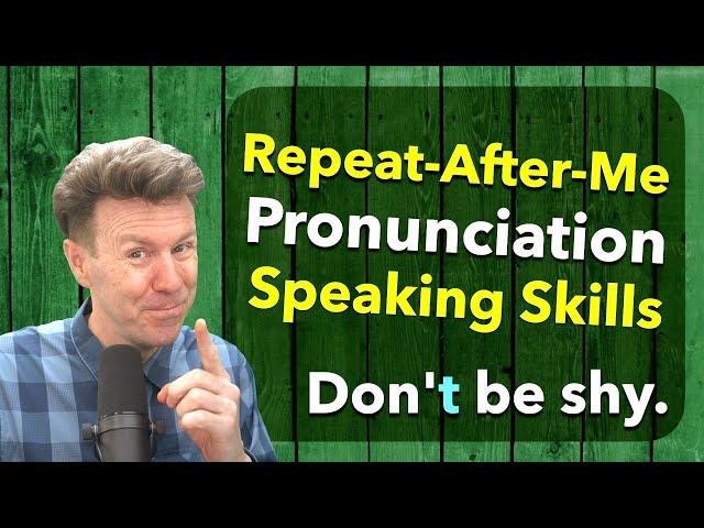 Pronunciation Practice English Speaking Skills