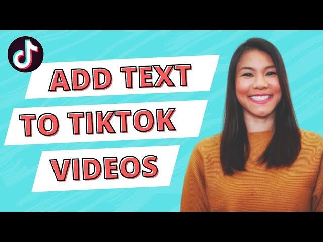 How to add text and set duration for them on TikTok (2020)