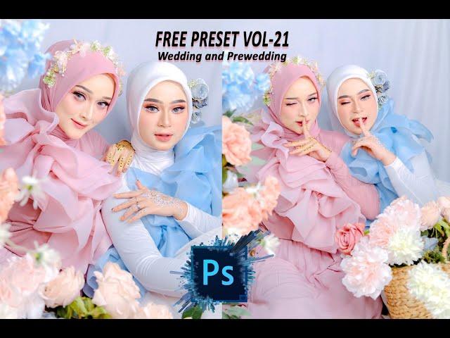 FREE PRESET PHOTOSHOP VOL-21 Wedding and Prewedding